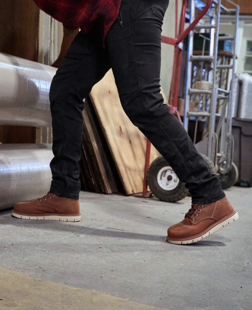Women's San Jose 6" Boot (Soft Toe) Gingerbread/Off White | Keen