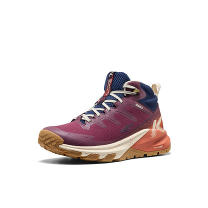 Women's Targhee Apex Waterproof Hiking Boot Fig/Burnt Brick | Keen
