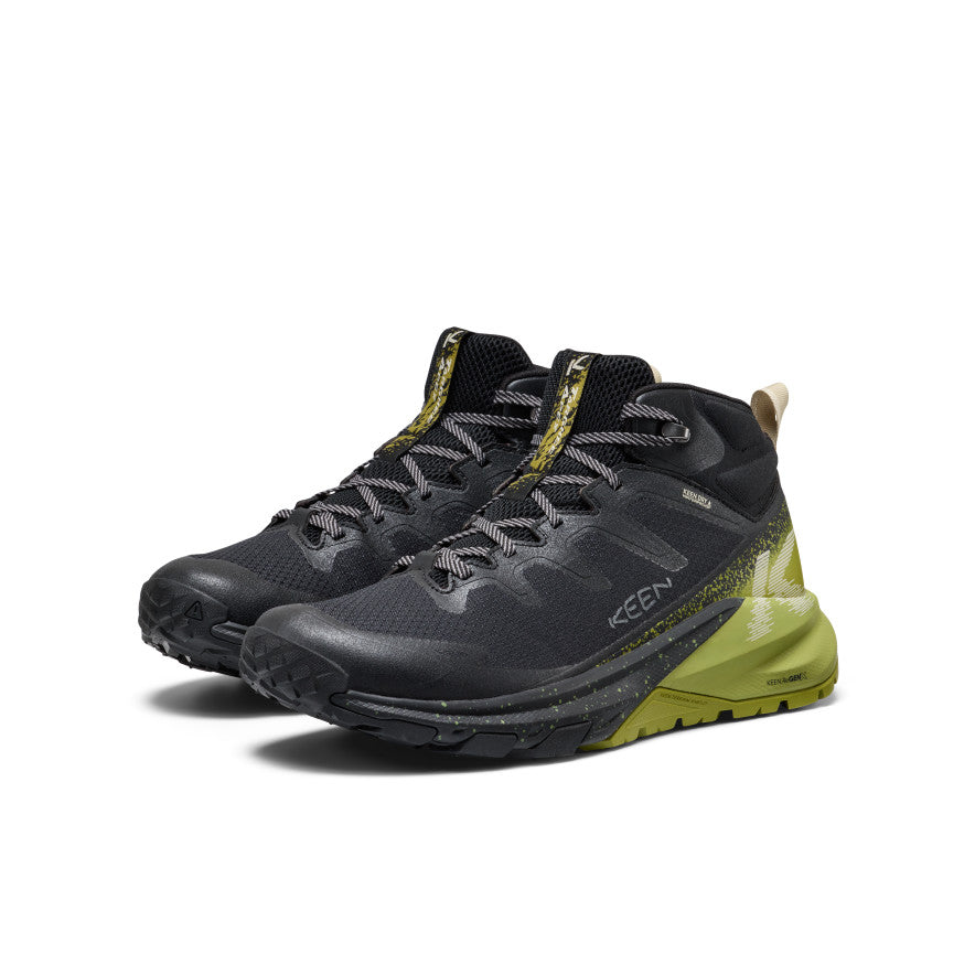 Men's Targhee Apex Waterproof Hiking Boot Black/Golden Cypress | Keen
