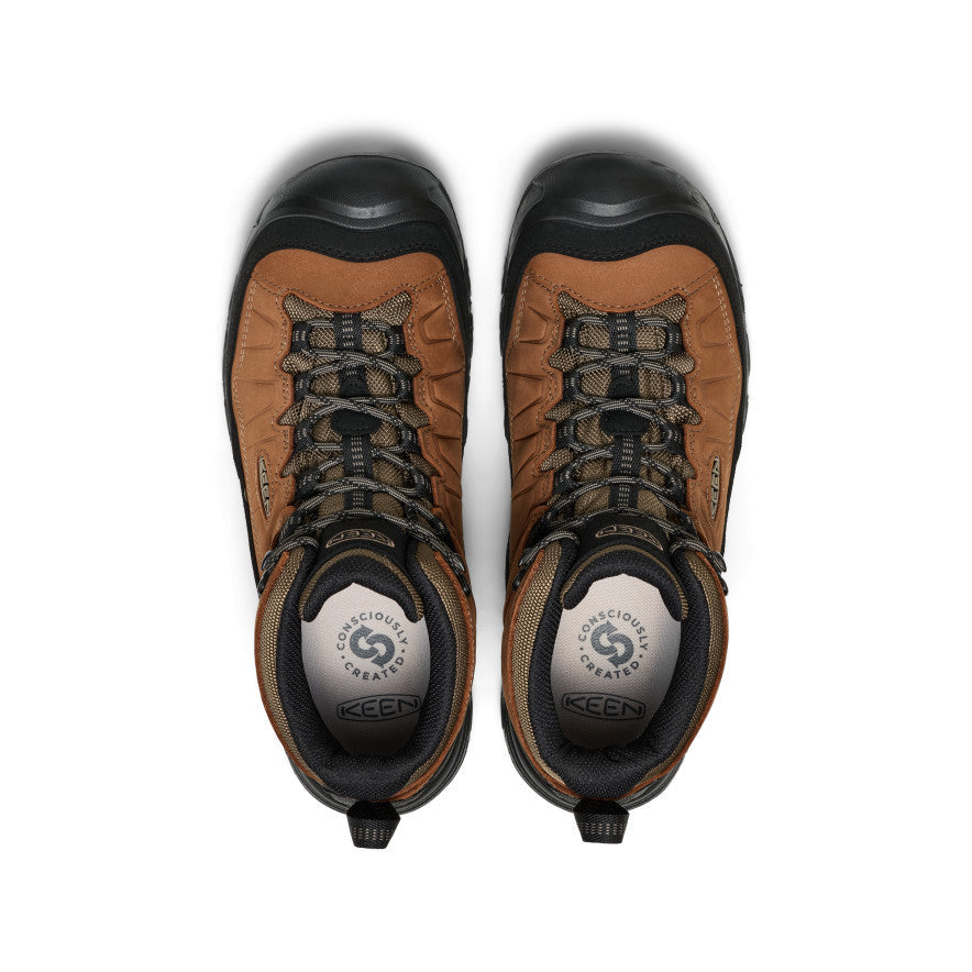 Men's Targhee IV Waterproof Hiking Boot Bison/Black | Keen