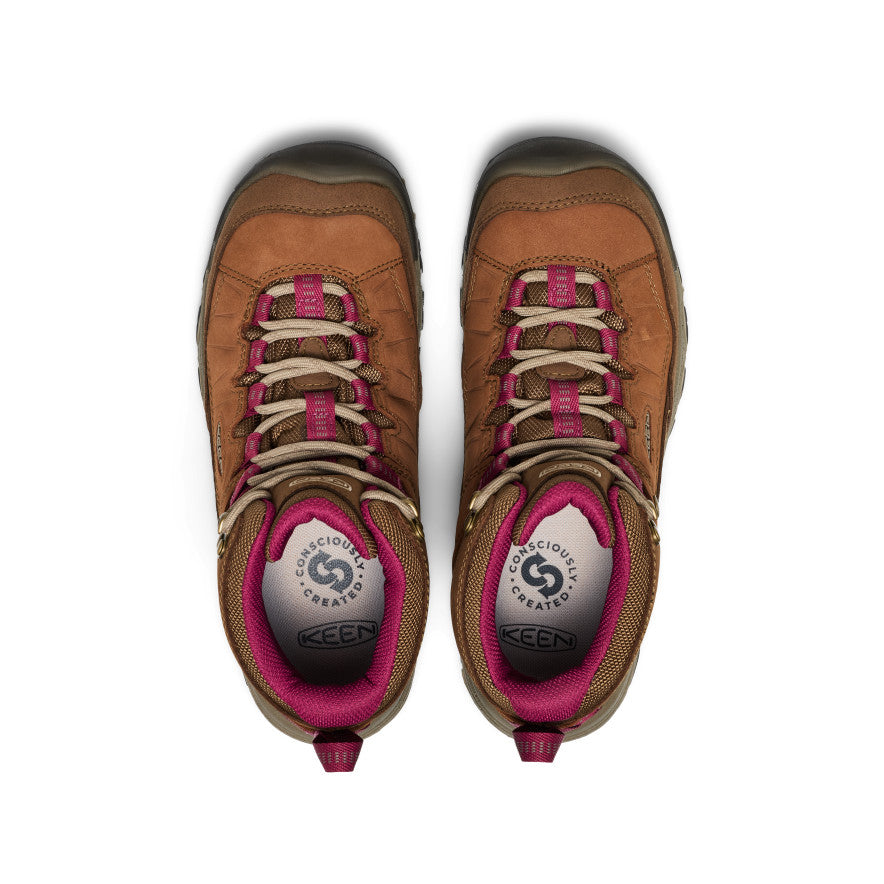 Women's Targhee IV Waterproof Hiking Boot Bison/Beaujolais | Keen