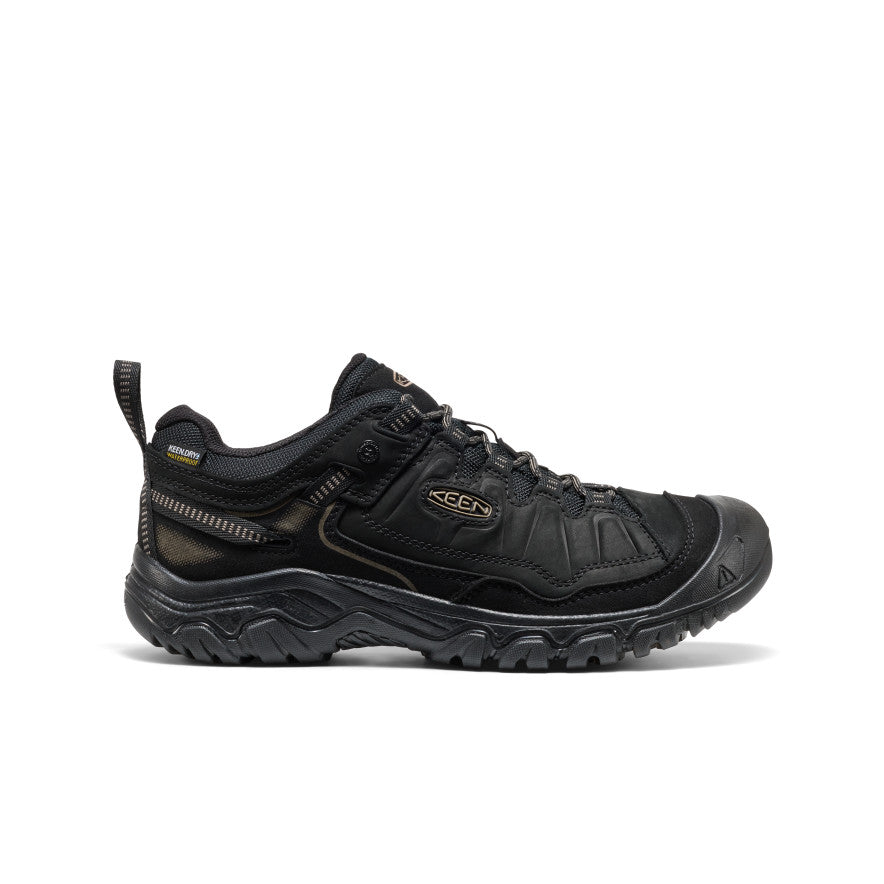 Men's Targhee IV Waterproof Hiking Shoe Triple Black | Keen