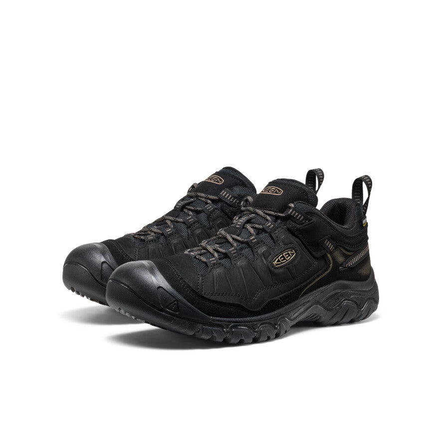 Men's Targhee IV Waterproof Hiking Shoe Triple Black | Keen