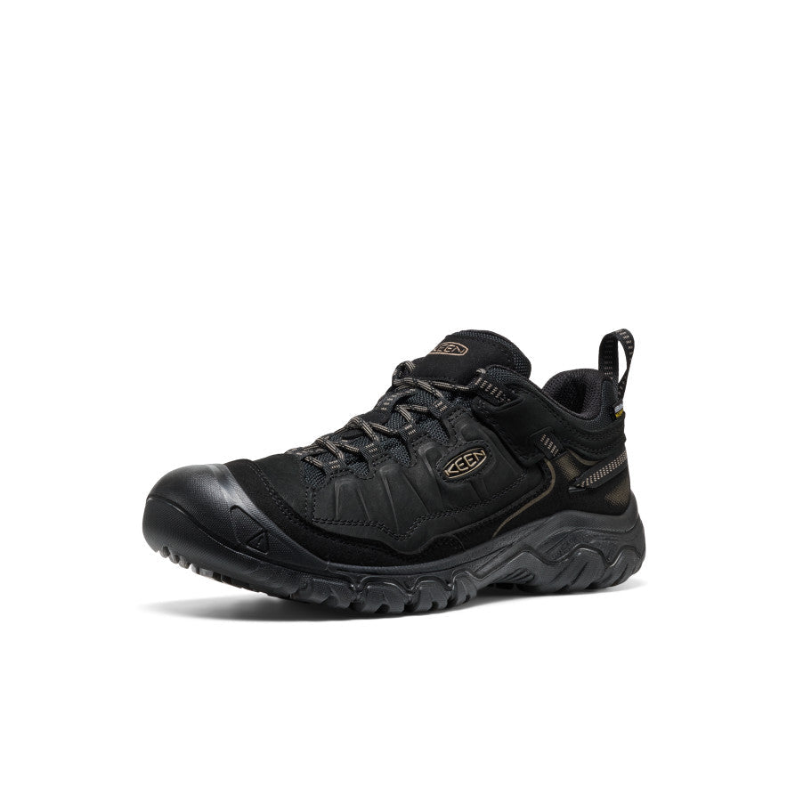 Men's Targhee IV Waterproof Hiking Shoe Triple Black | Keen