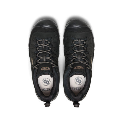 Men's Targhee IV Waterproof Hiking Shoe Triple Black | Keen