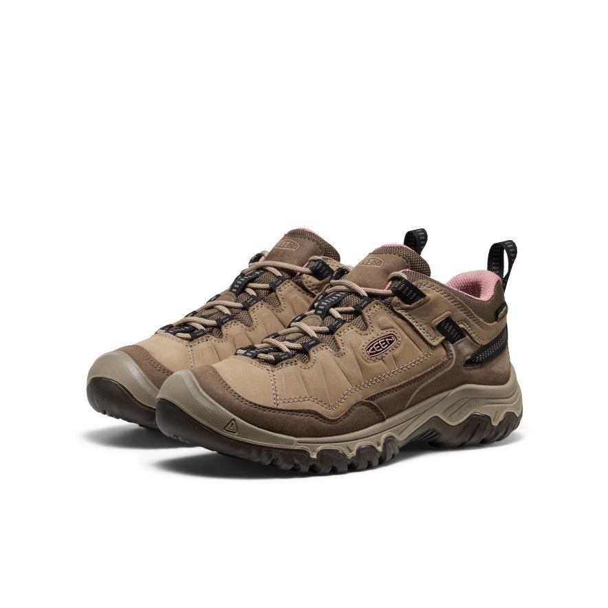 Women's Targhee IV Waterproof Hiking Shoe Brindle/Nostalgia Rose | Keen