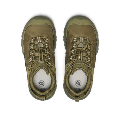 Big Kids' Targhee IV Waterproof Hiking Shoe Martini Olive | Keen