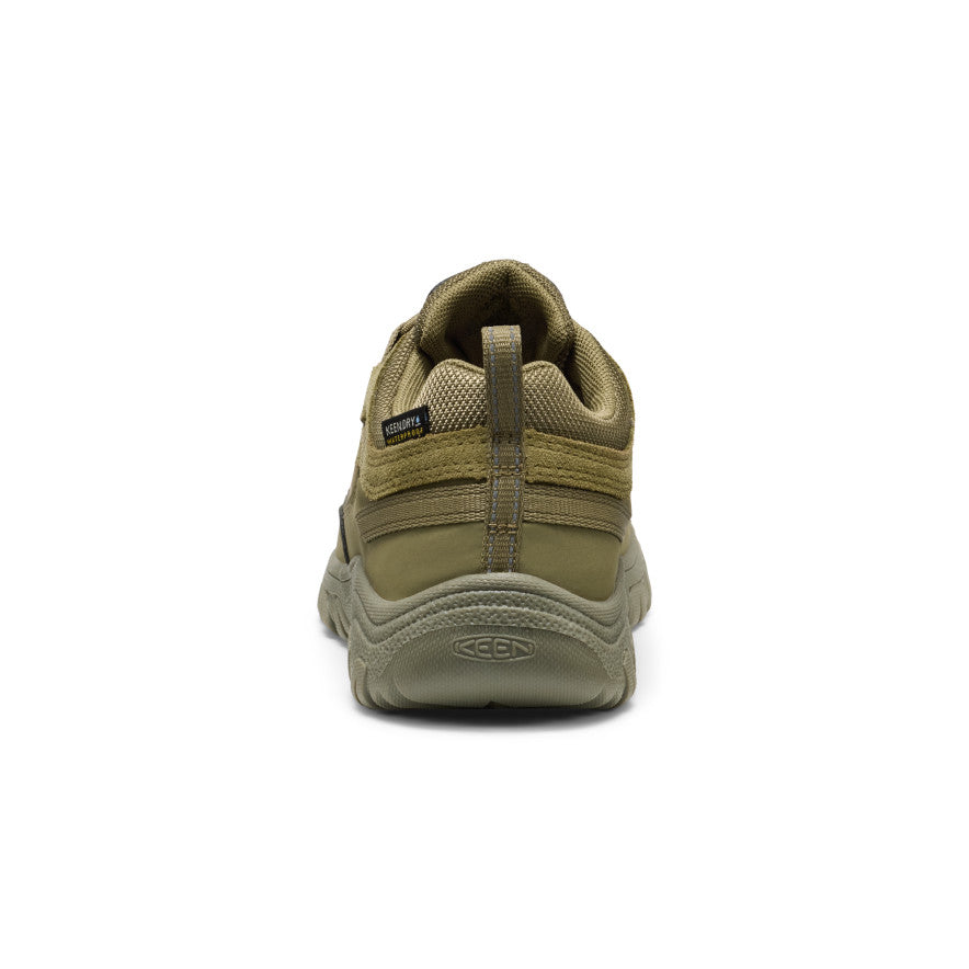 Big Kids' Targhee IV Waterproof Hiking Shoe Martini Olive | Keen