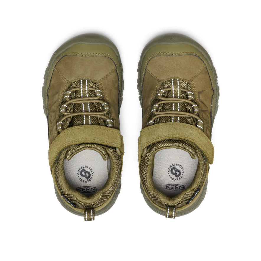 Little Kids' Targhee IV Waterproof Hiking Shoe Martini Olive | Keen