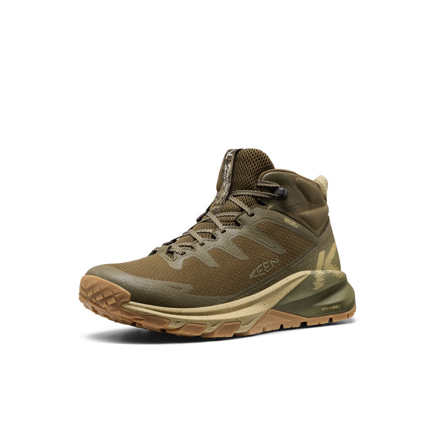 Men's Targhee Apex Wide Waterproof Hiking Boot Dark Olive/Khaki | Keen