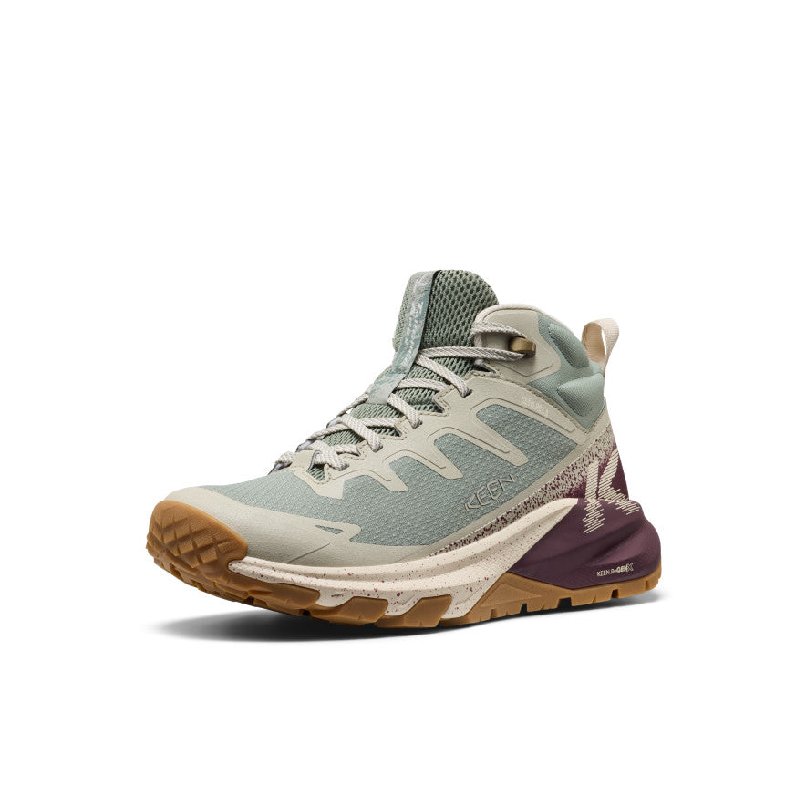 Women's Targhee Apex Waterproof Hiking Boot Lily Pad/Fig | Keen