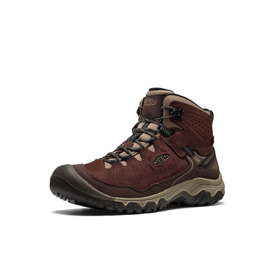 Men's Targhee IV Waterproof Hiking Boot Java/Brindle | Keen