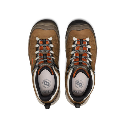 Men's Targhee IV Waterproof Hiking Boot Coyote/Gold Flame | Keen