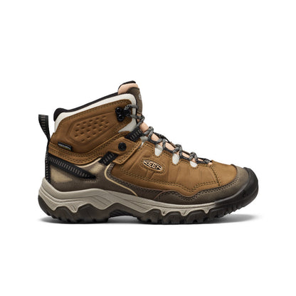 Women's Targhee IV Waterproof Hiking Boot Coyote/Peach Fuzz | Keen