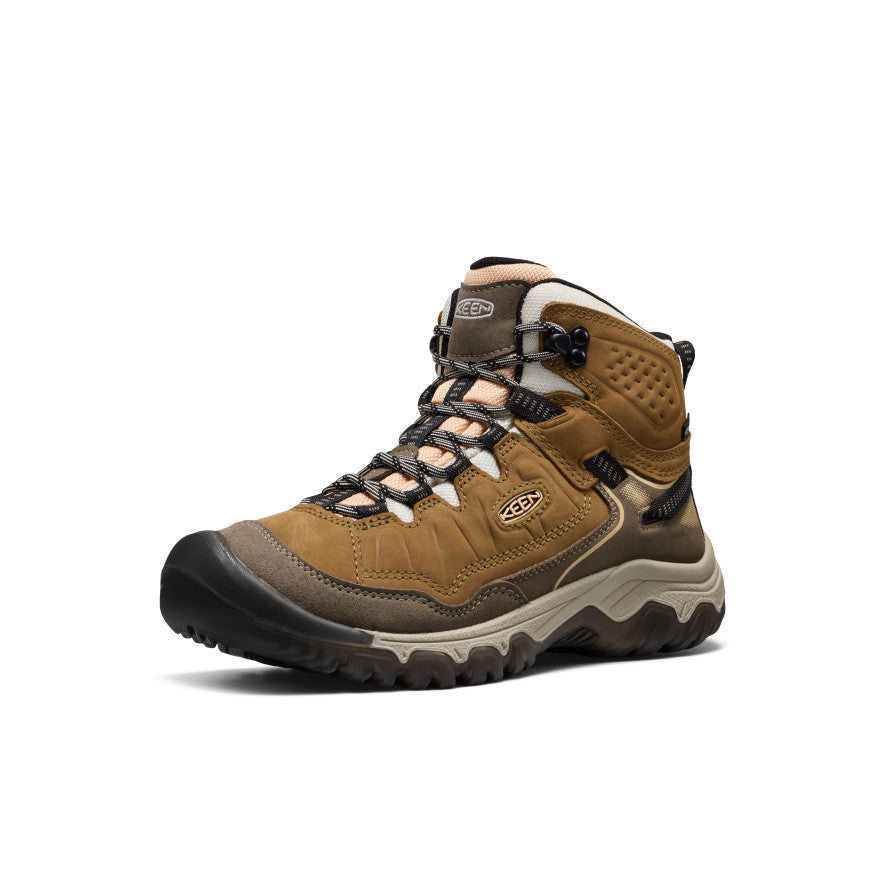 Women's Targhee IV Waterproof Hiking Boot Coyote/Peach Fuzz | Keen