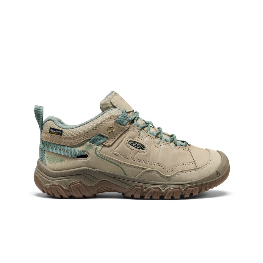 Women's Targhee IV Waterproof Hiking Shoe Abbey Stone/Lily Pad | Keen