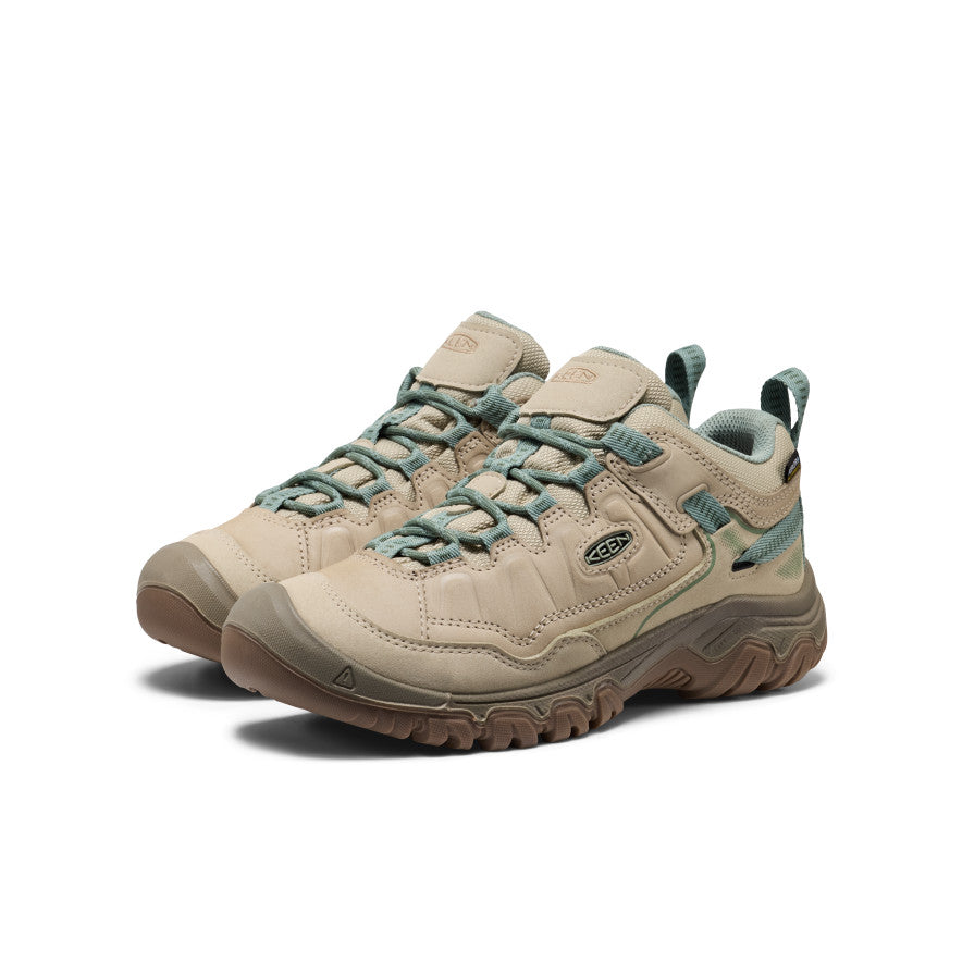 Women's Targhee IV Waterproof Hiking Shoe Abbey Stone/Lily Pad | Keen