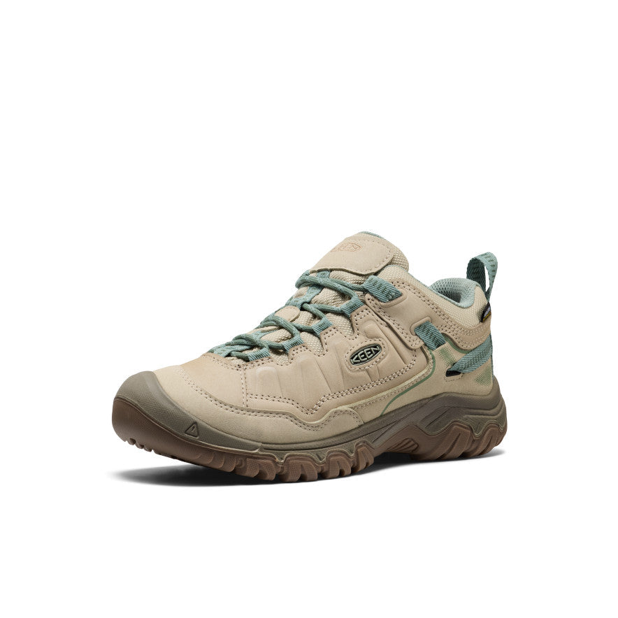 Women's Targhee IV Waterproof Hiking Shoe Abbey Stone/Lily Pad | Keen