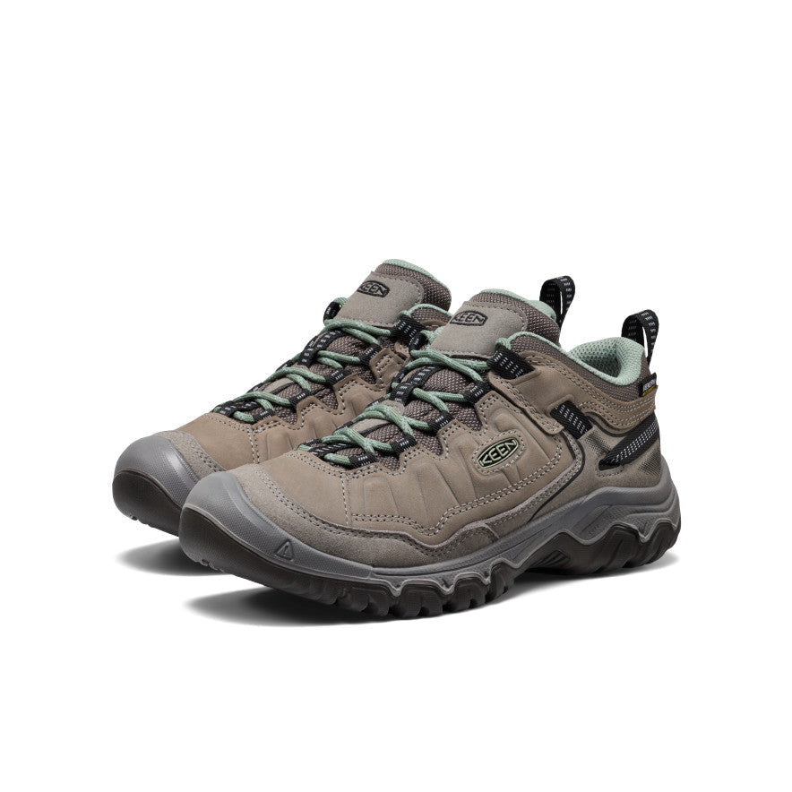 Women's Targhee IV Waterproof Hiking Shoe Steel Grey/Lily Pad | Keen