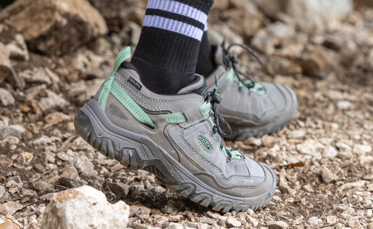 Women's Targhee IV Waterproof Hiking Shoe Steel Grey/Lily Pad | Keen