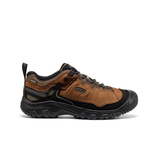 Men's Targhee IV Waterproof Hiking Shoe Bison/Black | Keen