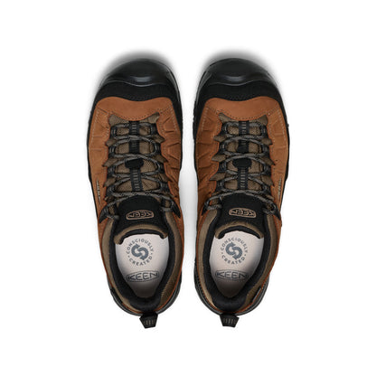 Men's Targhee IV Waterproof Hiking Shoe Bison/Black | Keen
