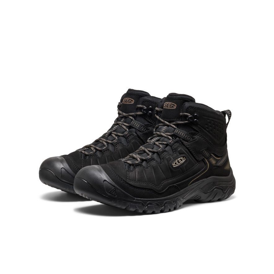 Men's Targhee IV Waterproof Hiking Boot Triple Black | Keen