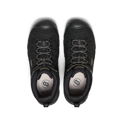 Men's Targhee IV Waterproof Hiking Boot Triple Black | Keen
