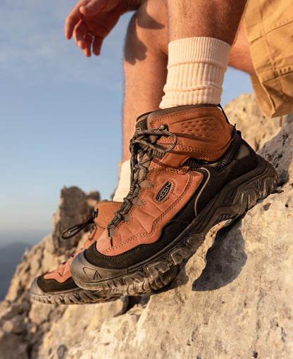 Men's Targhee IV Waterproof Hiking Boot Sea Turtle/Roasted Pecan | Keen