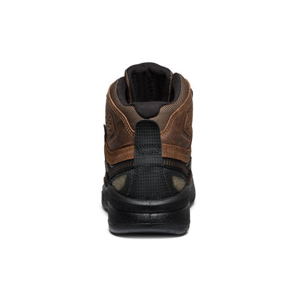 Men's Targhee IV Waterproof Work Boot (Carbon Toe) Dark Earth/Black | Keen
