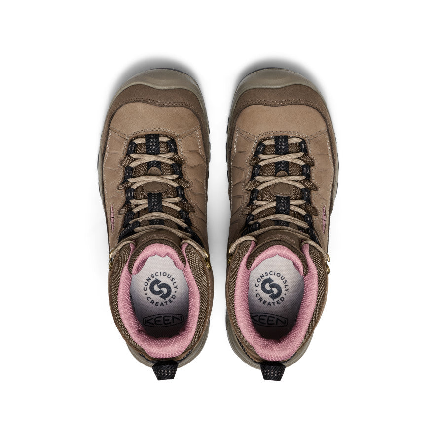 Women's Targhee IV Waterproof Hiking Boot Brindle/Nostalgia Rose | Keen