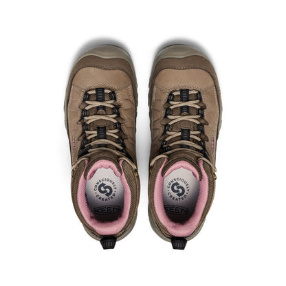 Women's Targhee IV Waterproof Hiking Boot Brindle/Nostalgia Rose | Keen