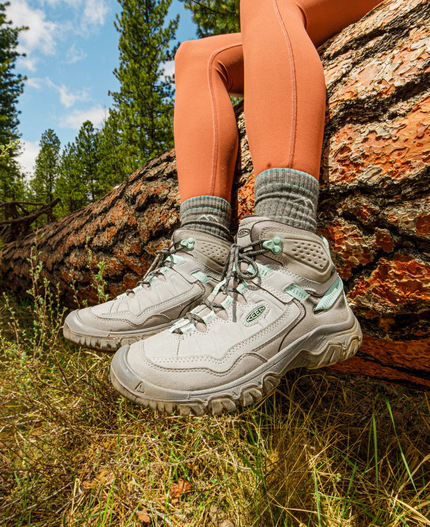 Women's Targhee IV Waterproof Hiking Boot Alloy/Granite Green | Keen