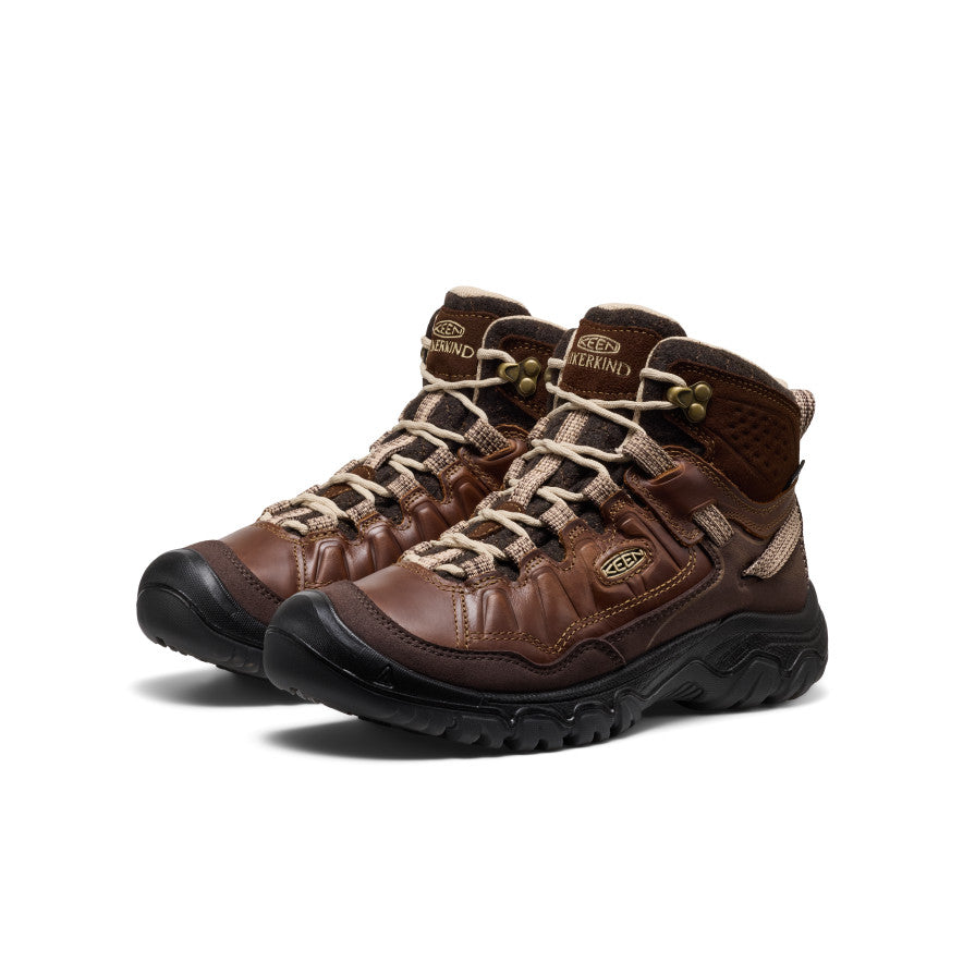 Women's Targhee IV Waterproof Hiking Boot x Hikerkind Dark Earth/Dark Earth | Keen
