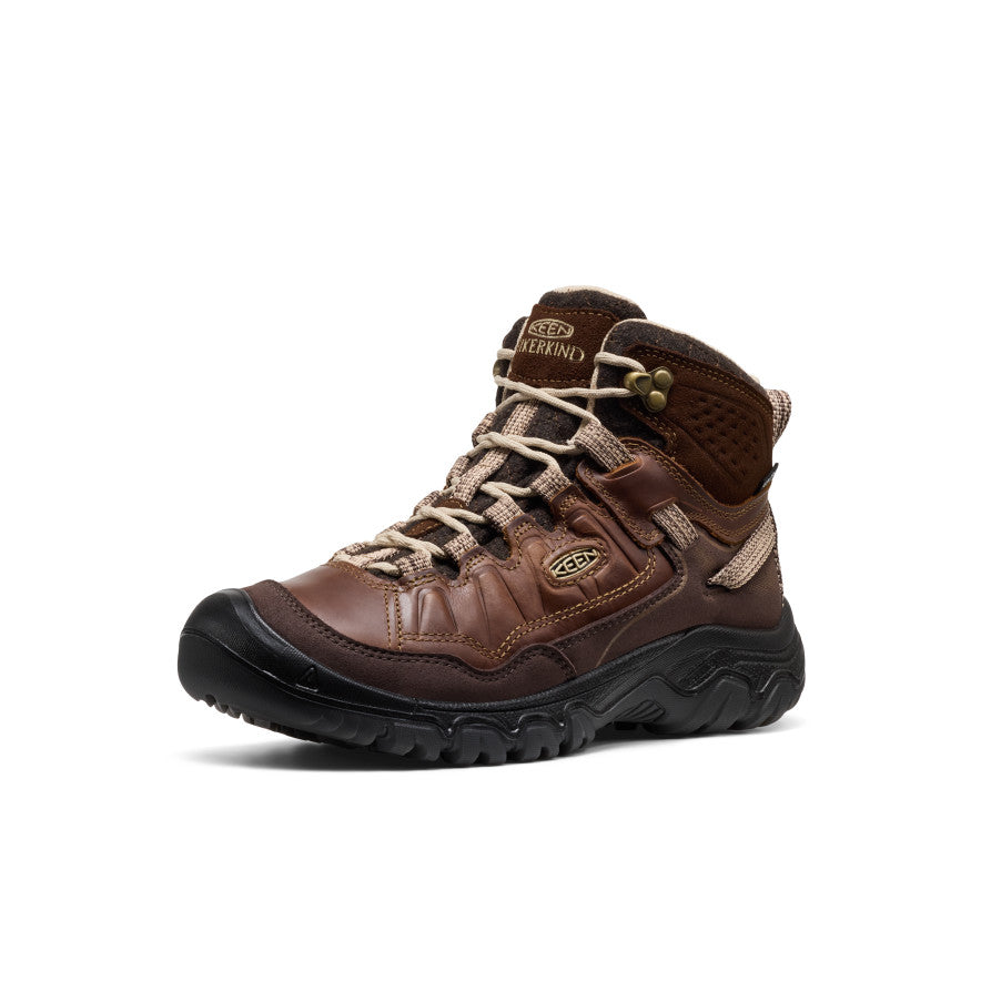 Women's Targhee IV Waterproof Hiking Boot x Hikerkind Dark Earth/Dark Earth | Keen