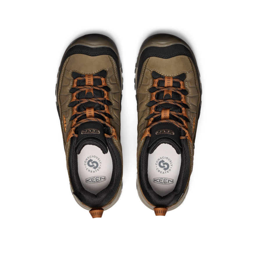 Men's Targhee IV Wide Waterproof Hiking Shoe Sea Turtle/Roasted Pecan | Keen
