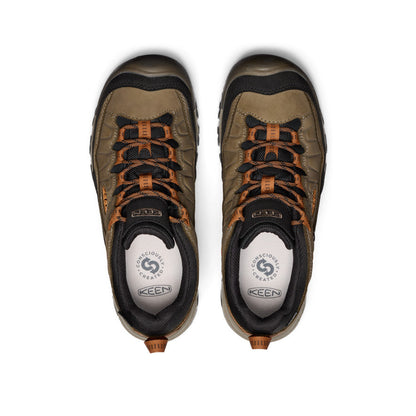 Men's Targhee IV Wide Waterproof Hiking Shoe Sea Turtle/Roasted Pecan | Keen