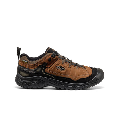 Men's Targhee IV Wide Waterproof Hiking Shoe Bison/Black | Keen