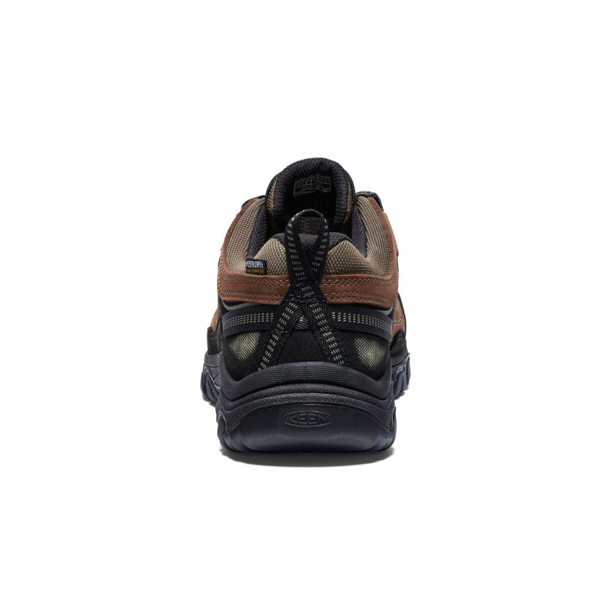 Men's Targhee IV Wide Waterproof Hiking Shoe Bison/Black | Keen