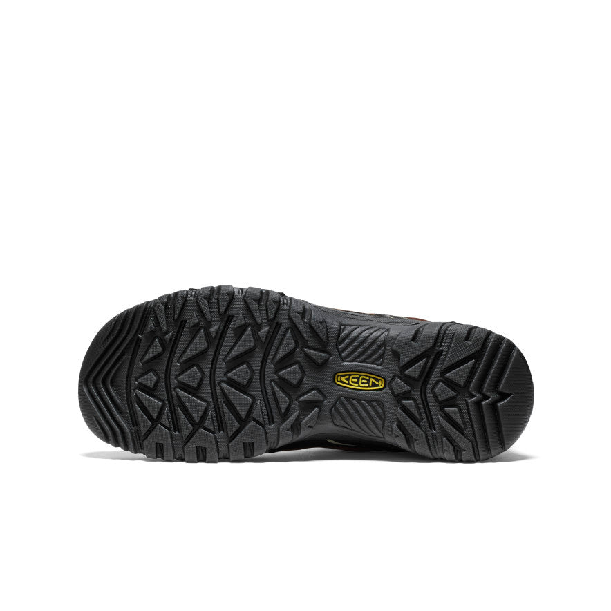 Men's Targhee IV Wide Waterproof Hiking Shoe Bison/Black | Keen