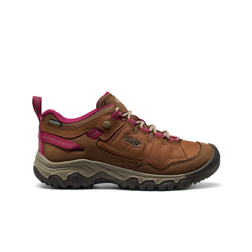 Women's Targhee IV Waterproof Hiking Shoe Bison/Beaujolais | Keen