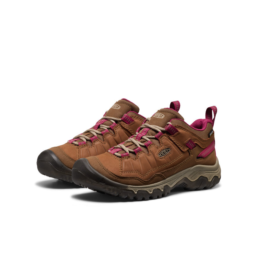 Women's Targhee IV Waterproof Hiking Shoe Bison/Beaujolais | Keen