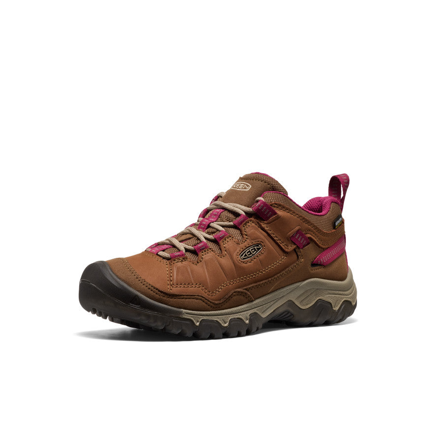 Women's Targhee IV Waterproof Hiking Shoe Bison/Beaujolais | Keen