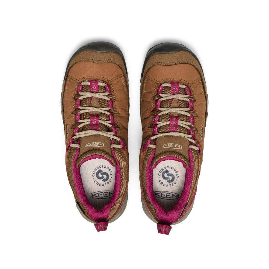Women's Targhee IV Waterproof Hiking Shoe Bison/Beaujolais | Keen