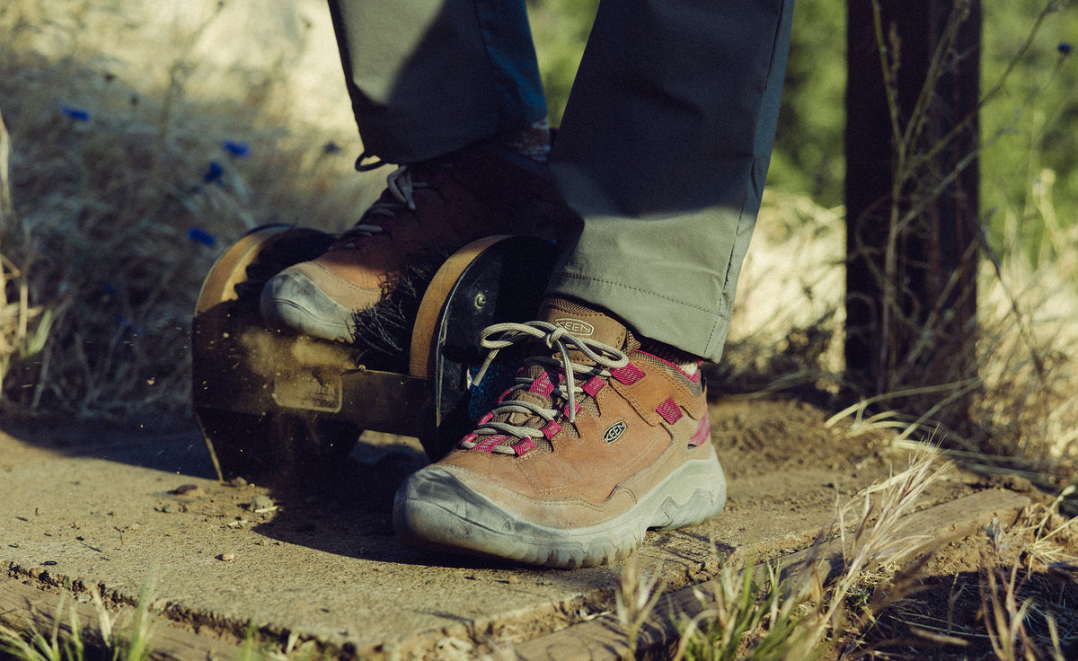 Women's Targhee IV Waterproof Hiking Shoe Bison/Beaujolais | Keen