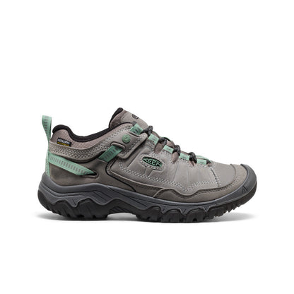 Women's Targhee IV Wide Waterproof Hiking Shoe Alloy/Granite Green | Keen