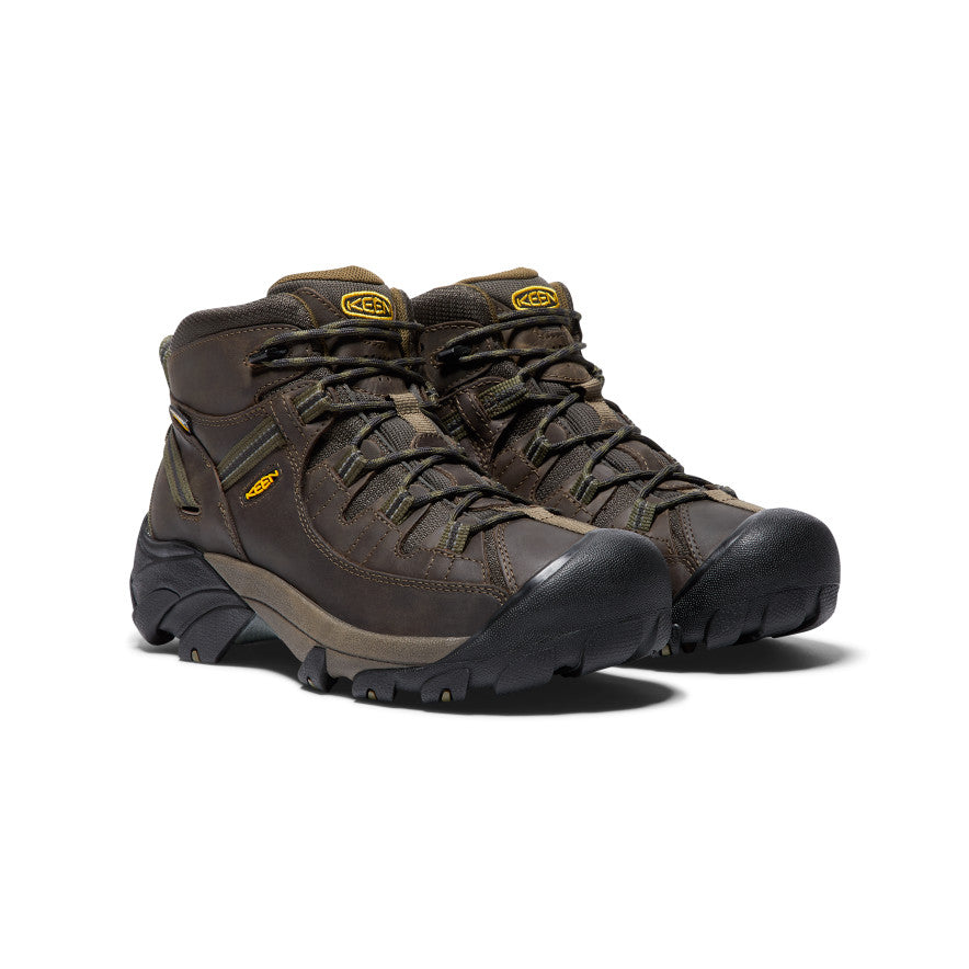 Men's Targhee II Mid Waterproof Hiking Boots Canteen/Dark Olive | Keen