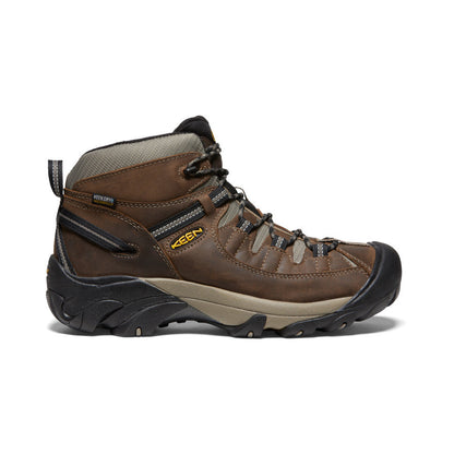 Men's Targhee II Mid Waterproof Hiking Boots Shitake/Brindle | Keen