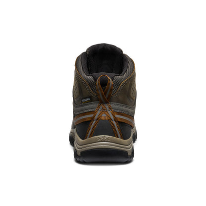 Men's Targhee III Waterproof Mid Wide Black Olive/Golden Brown | Keen