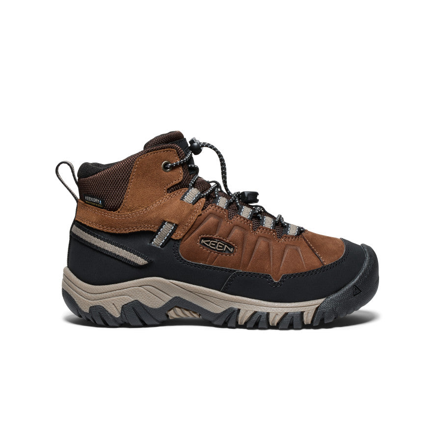 Big Kids' Targhee IV Waterproof Hiking Boot Bison/Brindle | Keen